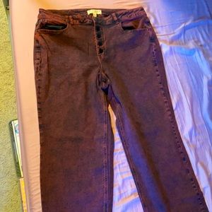 Eloquii denim size 16 purple color